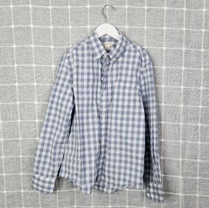 J. Crew Factory Boys' long-sleeve flex patterned washed shirt
